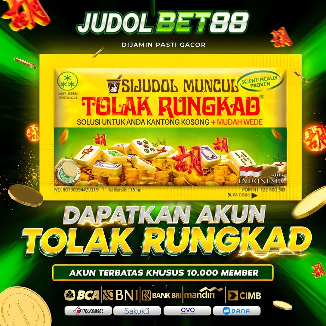 JUDOLBET88: Situs Slot Gacor Hari Ini & Link Gacor Malam Ini Scatter Hitam